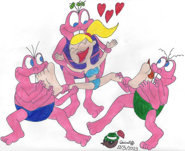 Franny and the Tickle Monsters!!