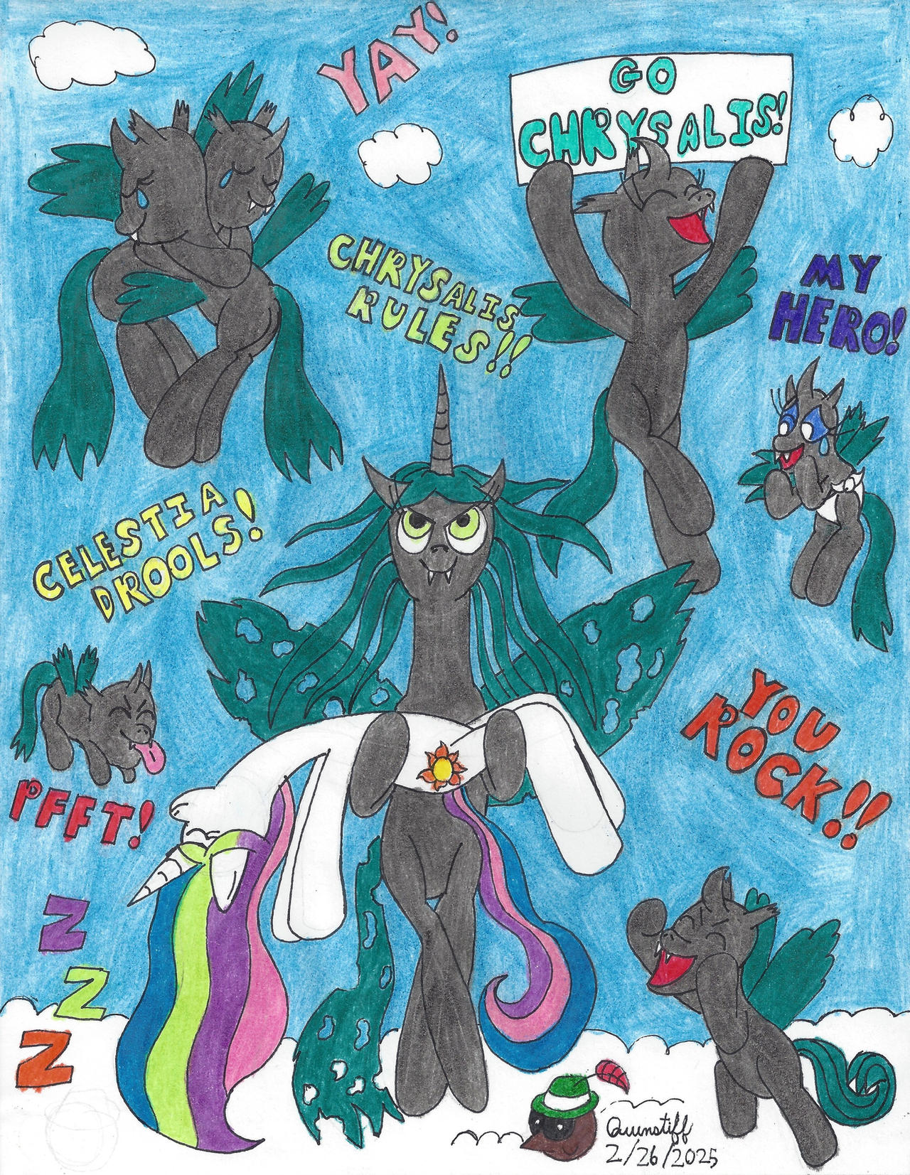 Queen Chrysalis's Victory Cradle Carry