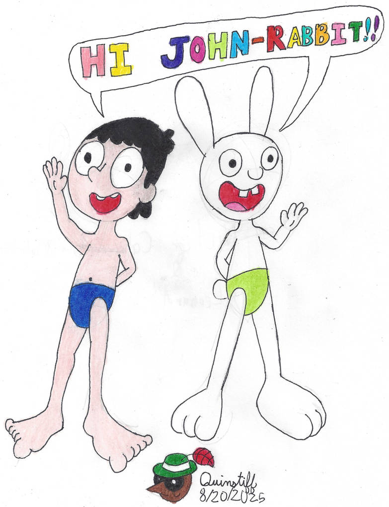 Victor Valley Rabbit Victor Calavera and Leonard the Rabbit by Quinstiff on DeviantArt