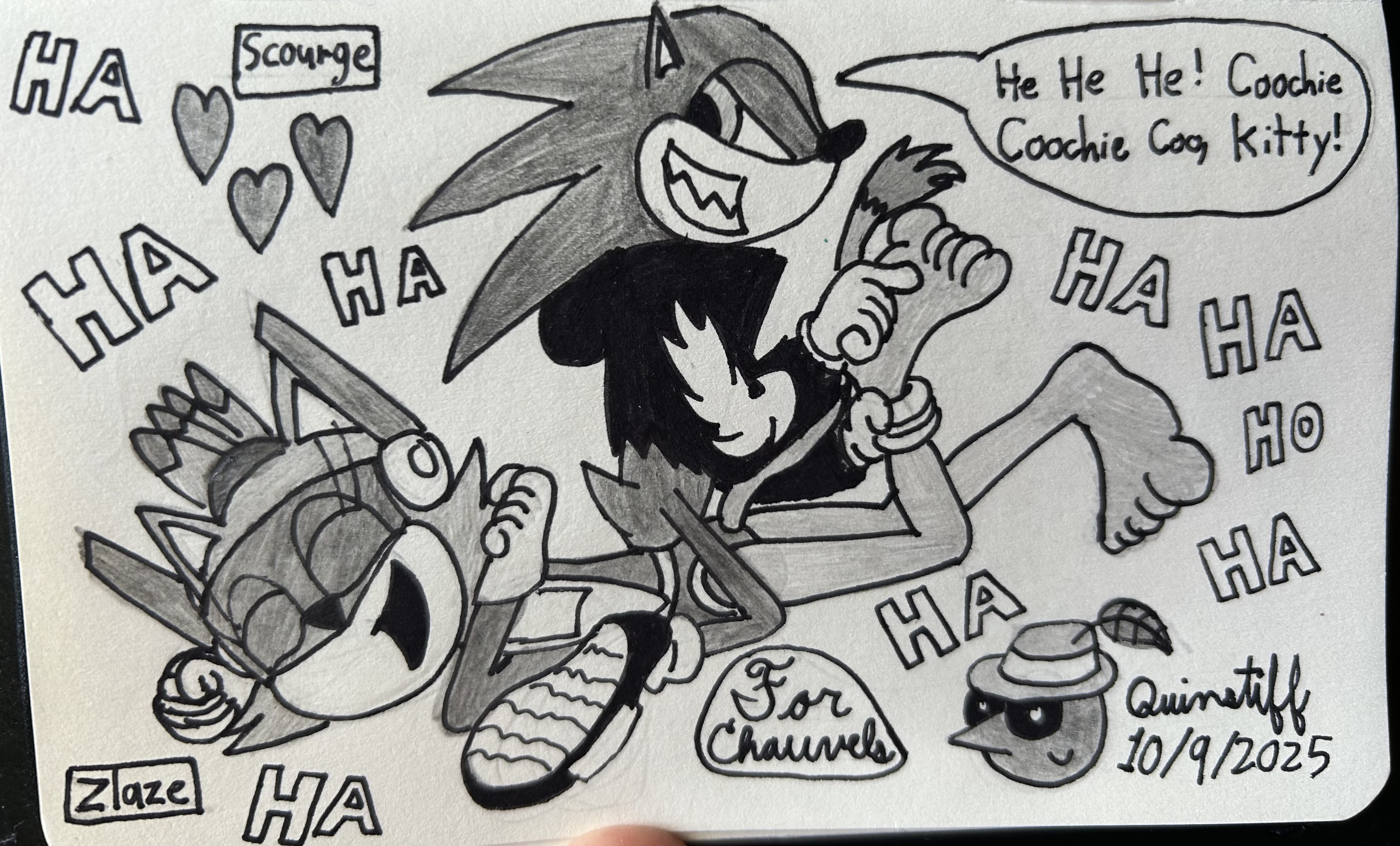 Mini-Sketchbook: Scourge tickling Zlaze