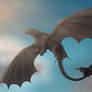 Toothless Digital drawing #2