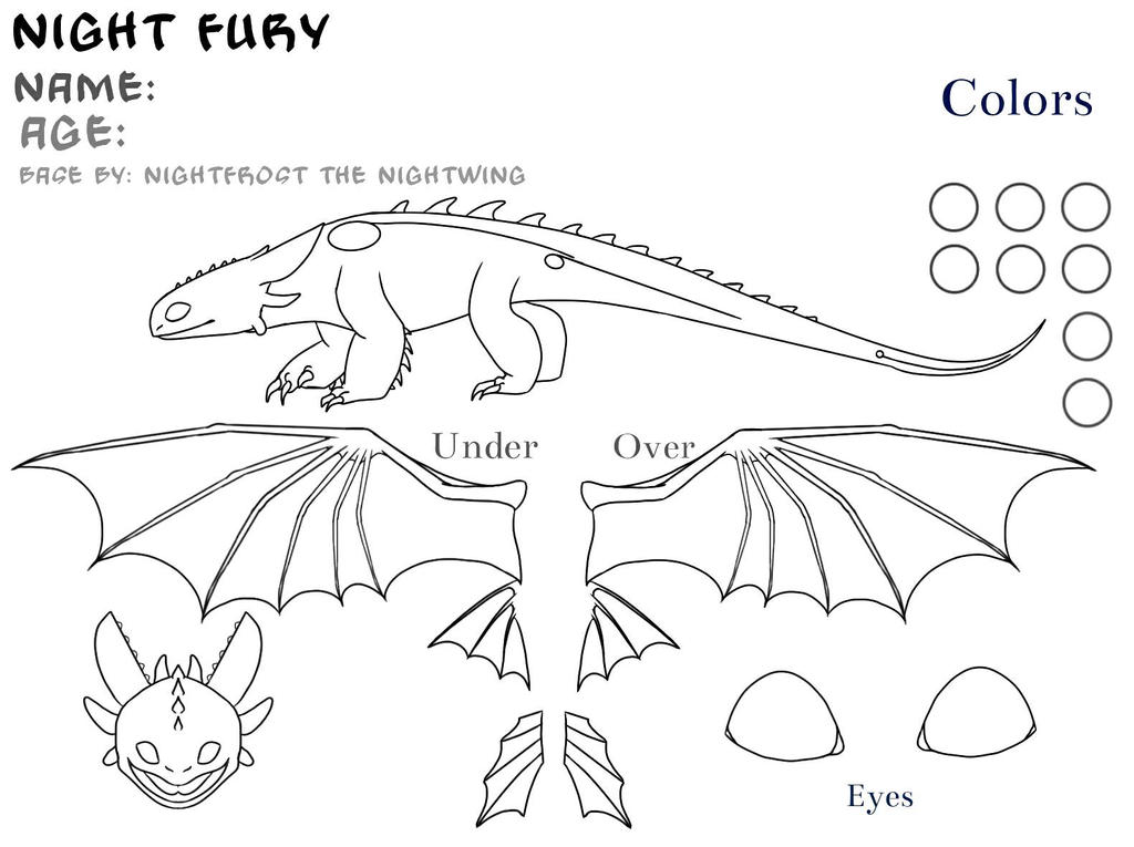 Night Fury Base Template V2 by MarinTheSeawing on DeviantArt night-fury-base-template-v2-by-marintheseawing-on-deviantart