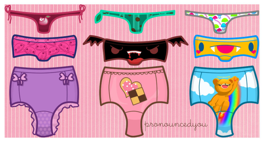 pink panty party by pronouncedyou on DeviantArt
