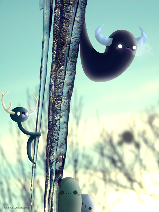 Monster Icecle Icicle Monsters by pronouncedyou on DeviantArt