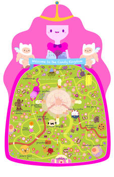 Candy Kingdom Map