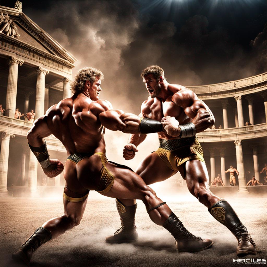 Hercules Boxer Hercules vs Antaeus wrestling by MuleLPi1 on DeviantArt