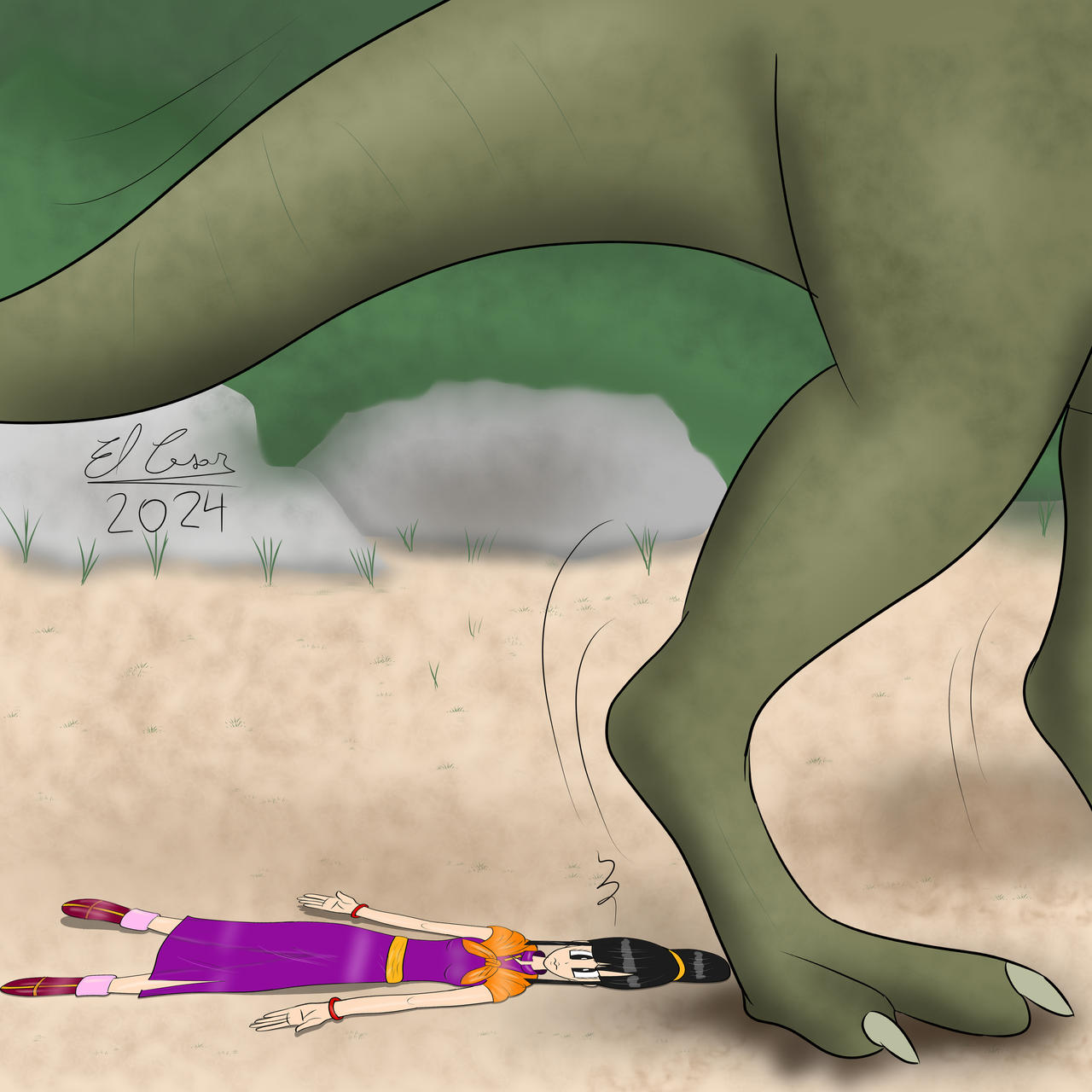 Haruchasaurus Deviantart Flatuary: day 14 by Elcesar18 on DeviantArt