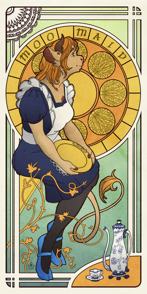 Moo Maid Mucha by comicTF on DeviantArt