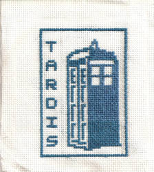 Tardis cross stitch