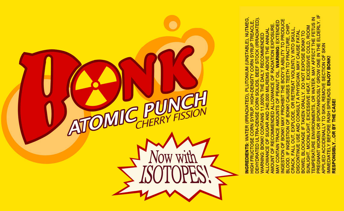 Bonk! Atomic Punch Cherry Fission Label by AishinCute on DeviantArt