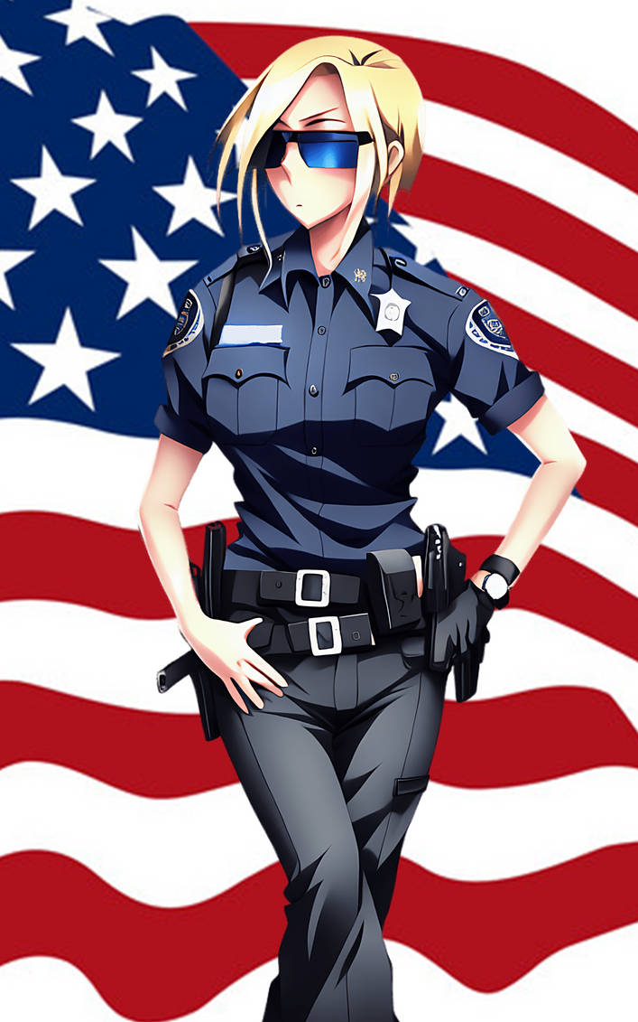 American Female Cop post 5 (AI Generated). by Murika-chan on DeviantArt