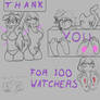 Thank you for 100 watchers!