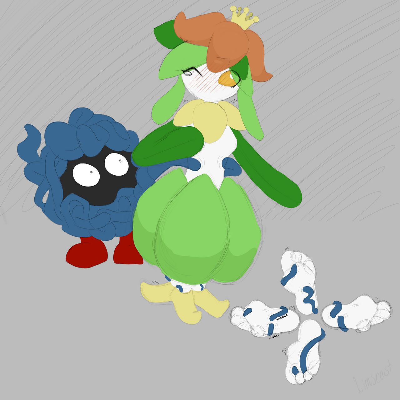 TANGELA used tickle on LILLIGANT