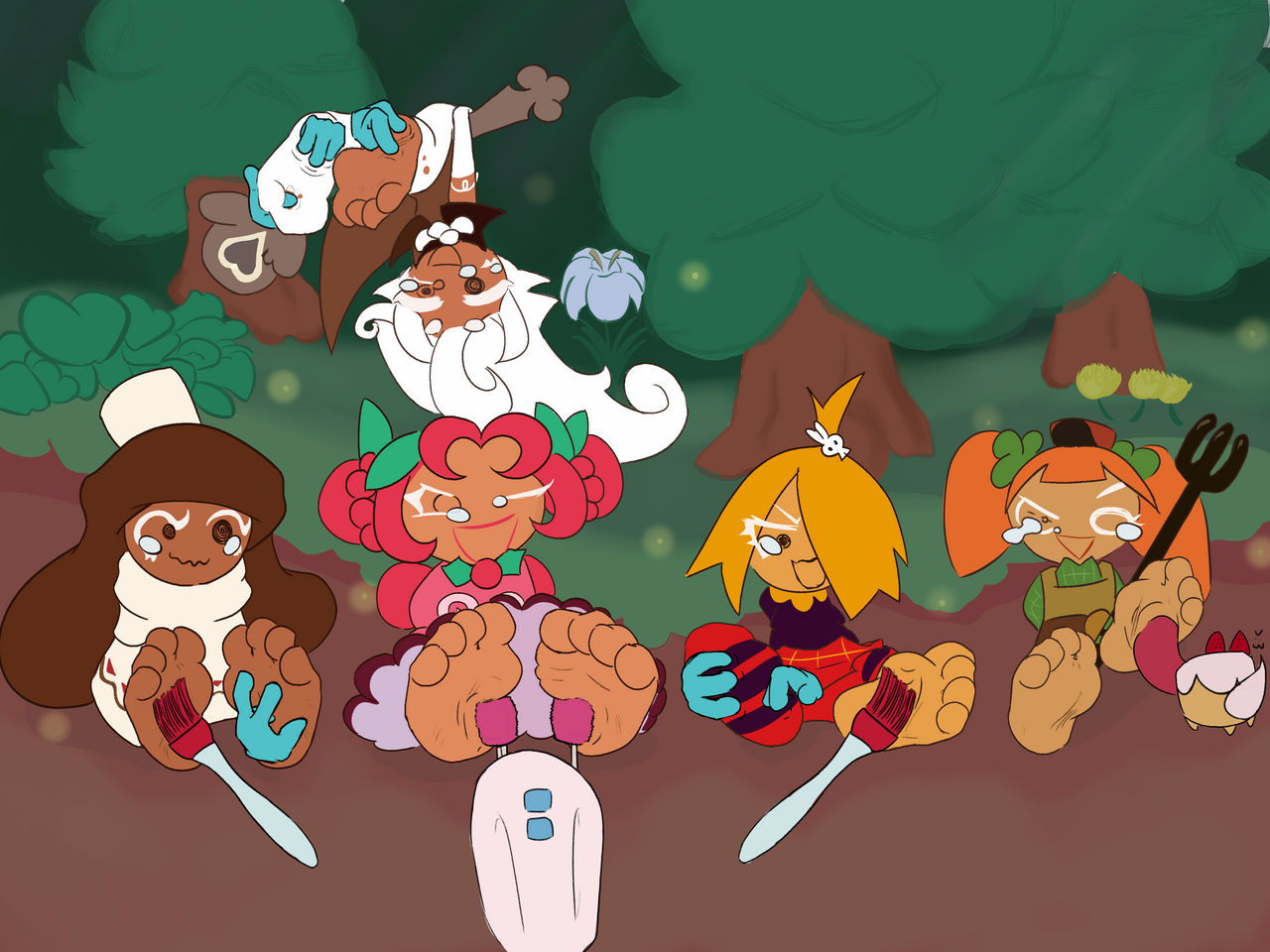 Com: Cookie run tickling(Var-3/12 Tickling-bf)