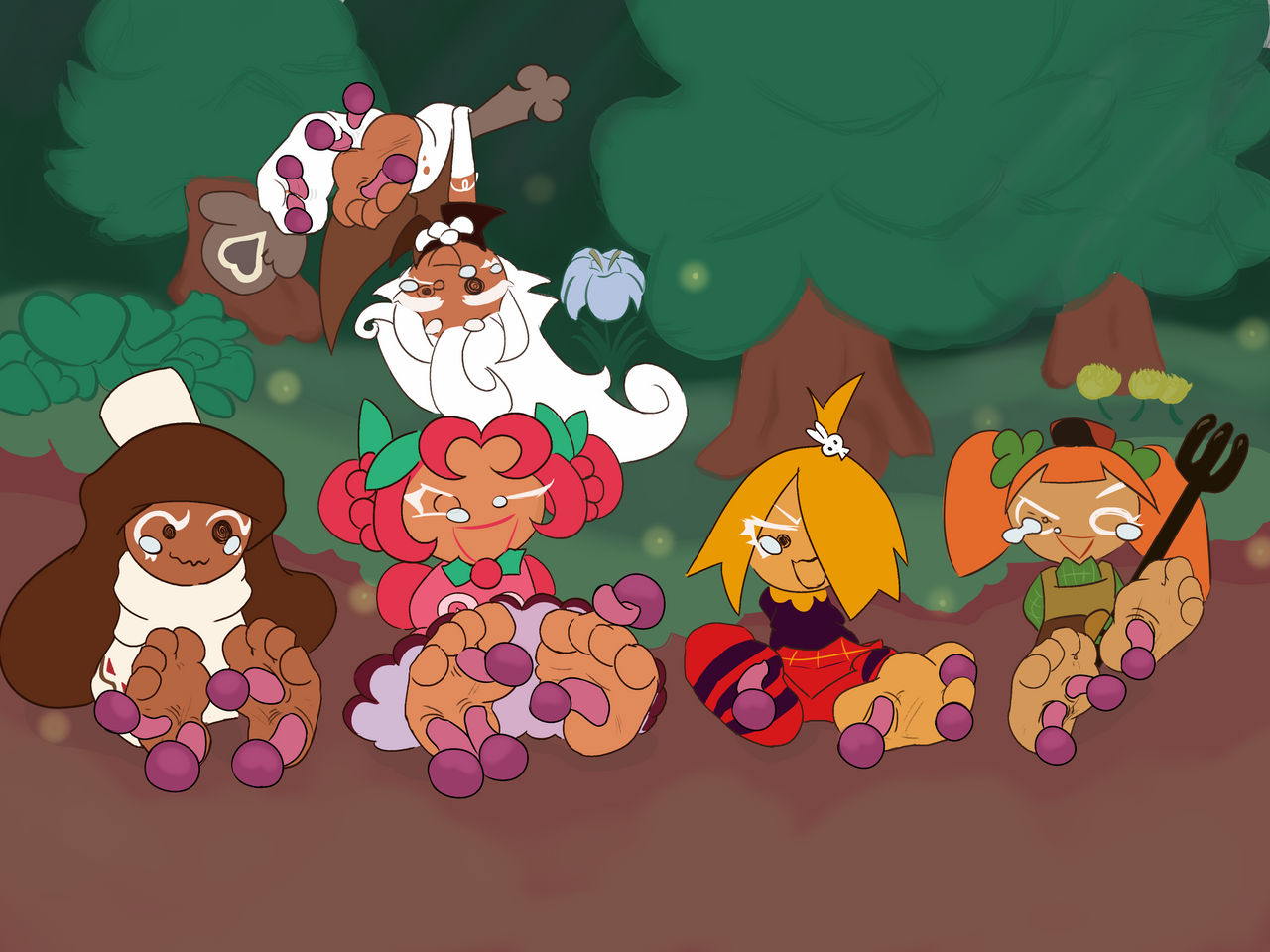 Com: Cookie run tickling(Var-5/12 Lickling-bf)