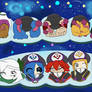 Comm: Kirby characters tickled p.2(var8/10 socks)