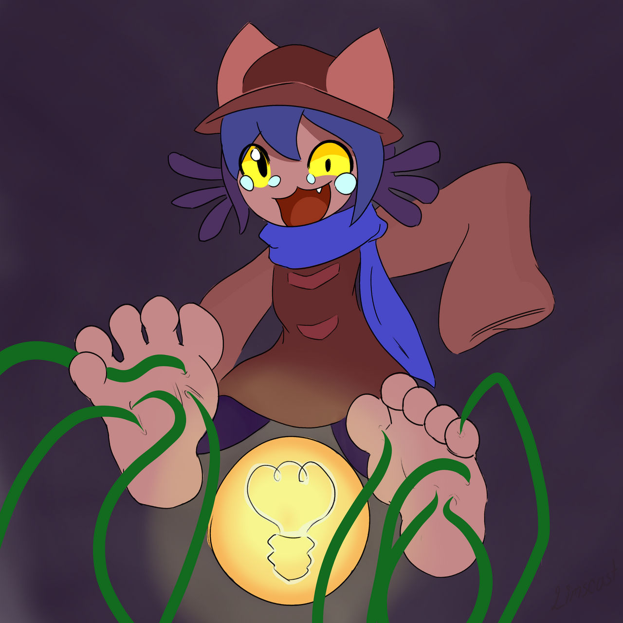 Niko tickled by vines