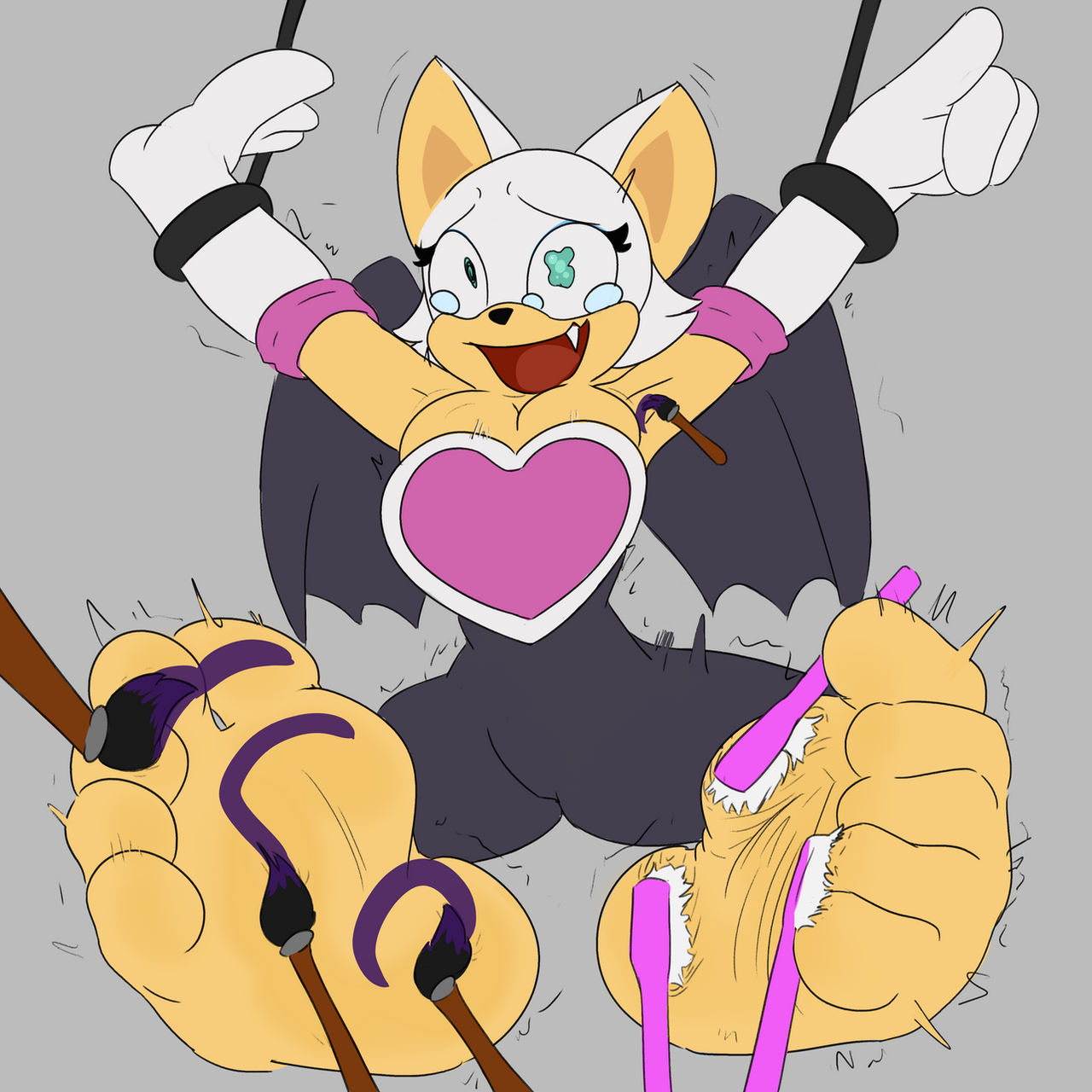 Comm: Rouge tickled (var-7/9)