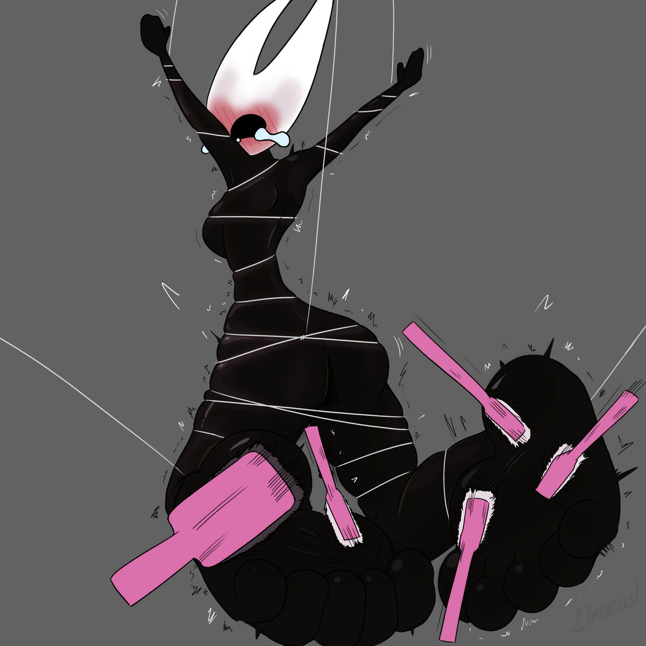 A tied up hornet and the brushes