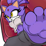 Blaze Lounging Tease