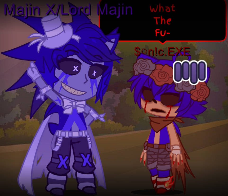 Majin Sonic and Lord X 