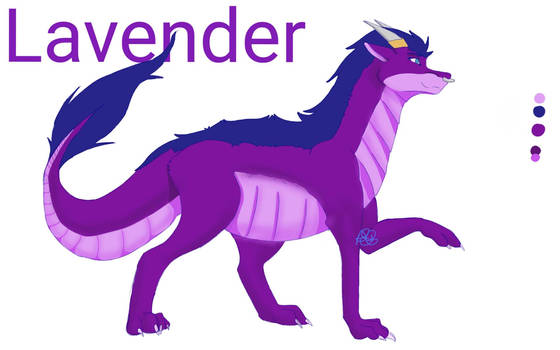 Lavender the dragon