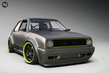 Golf Mk2 I - Studio - 3D