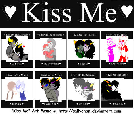 Kiss meme: homestuck style