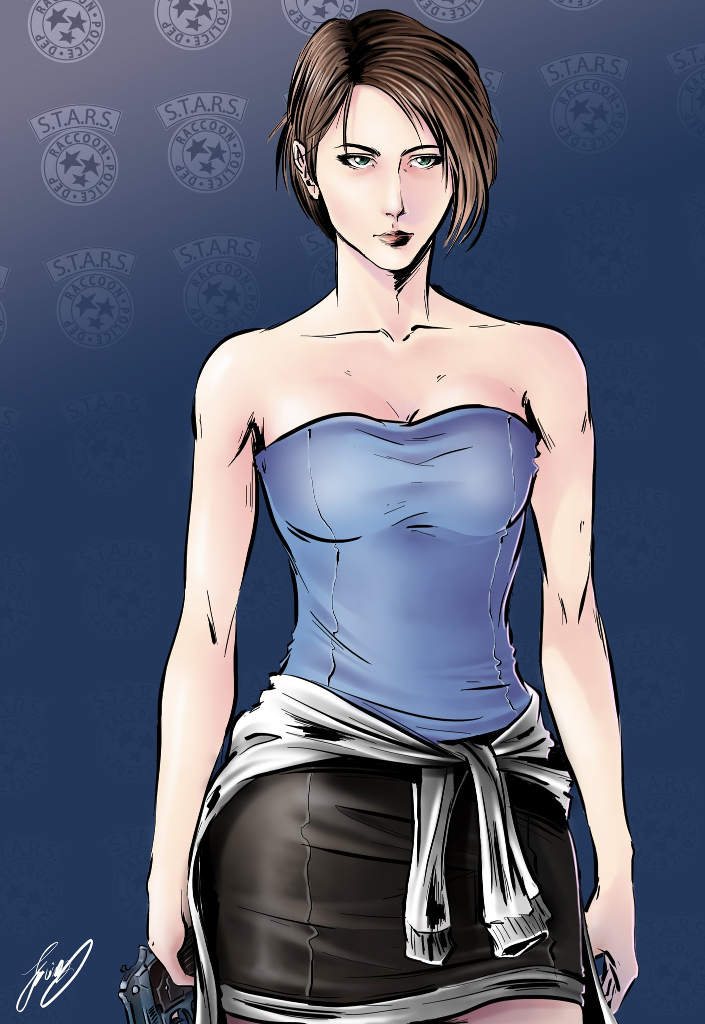 Resident Evil 3 Remake Jill Valentine G8F Classic by DazWraps on