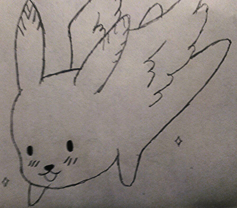 Flying Mint Bunny by Bloomming on DeviantArt