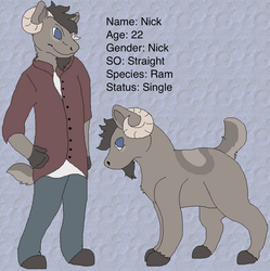 My Ram Fursona Reference