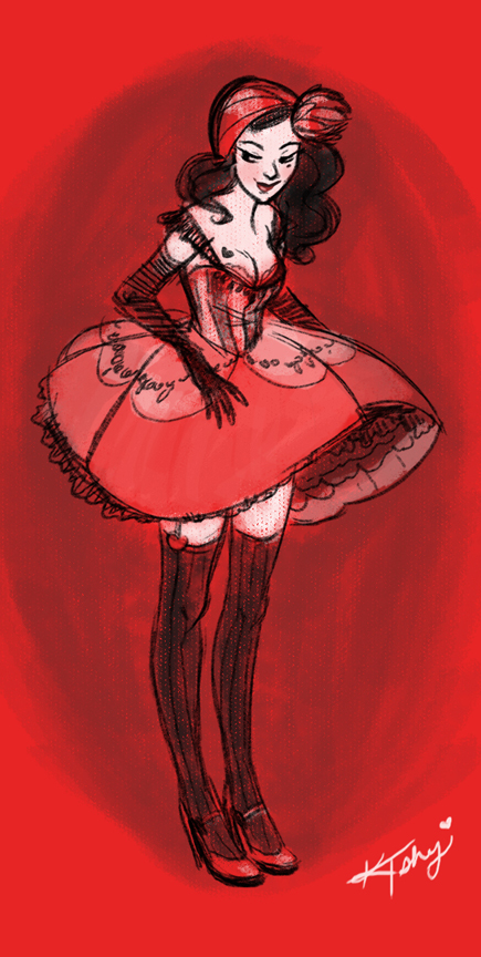 Burlesque in Red