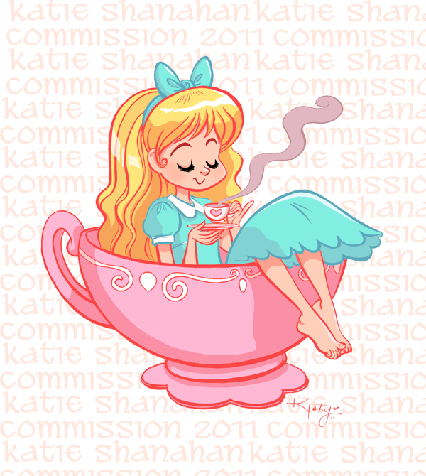 Alice in a tea cup