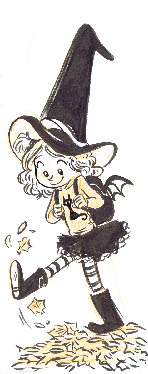 inktober 6: lil witch