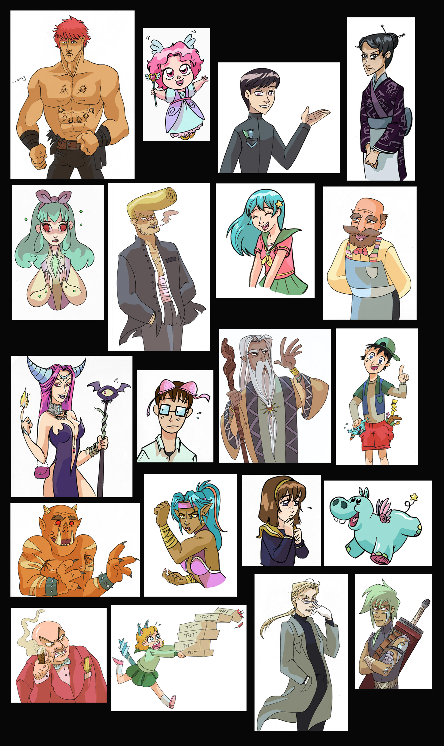 Anime North characters