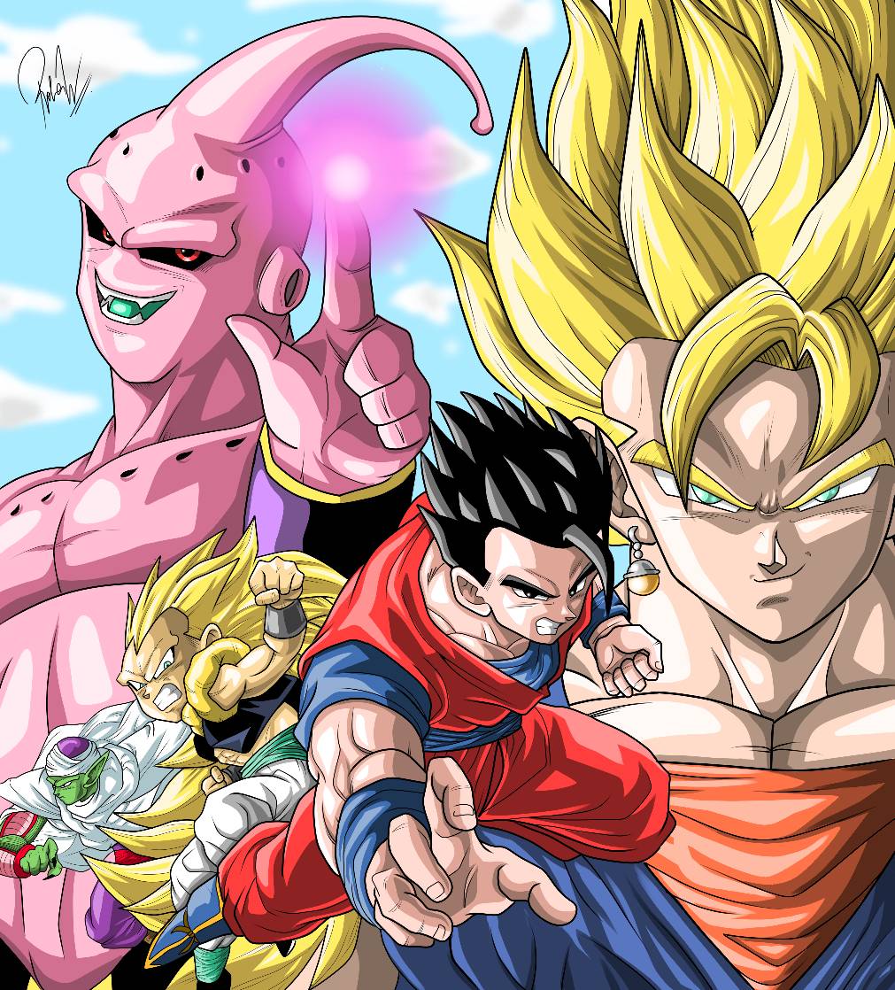 DBZ saga de Majin Buu by roberwheeler on DeviantArt