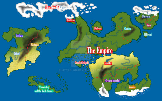 World Map of the Empire