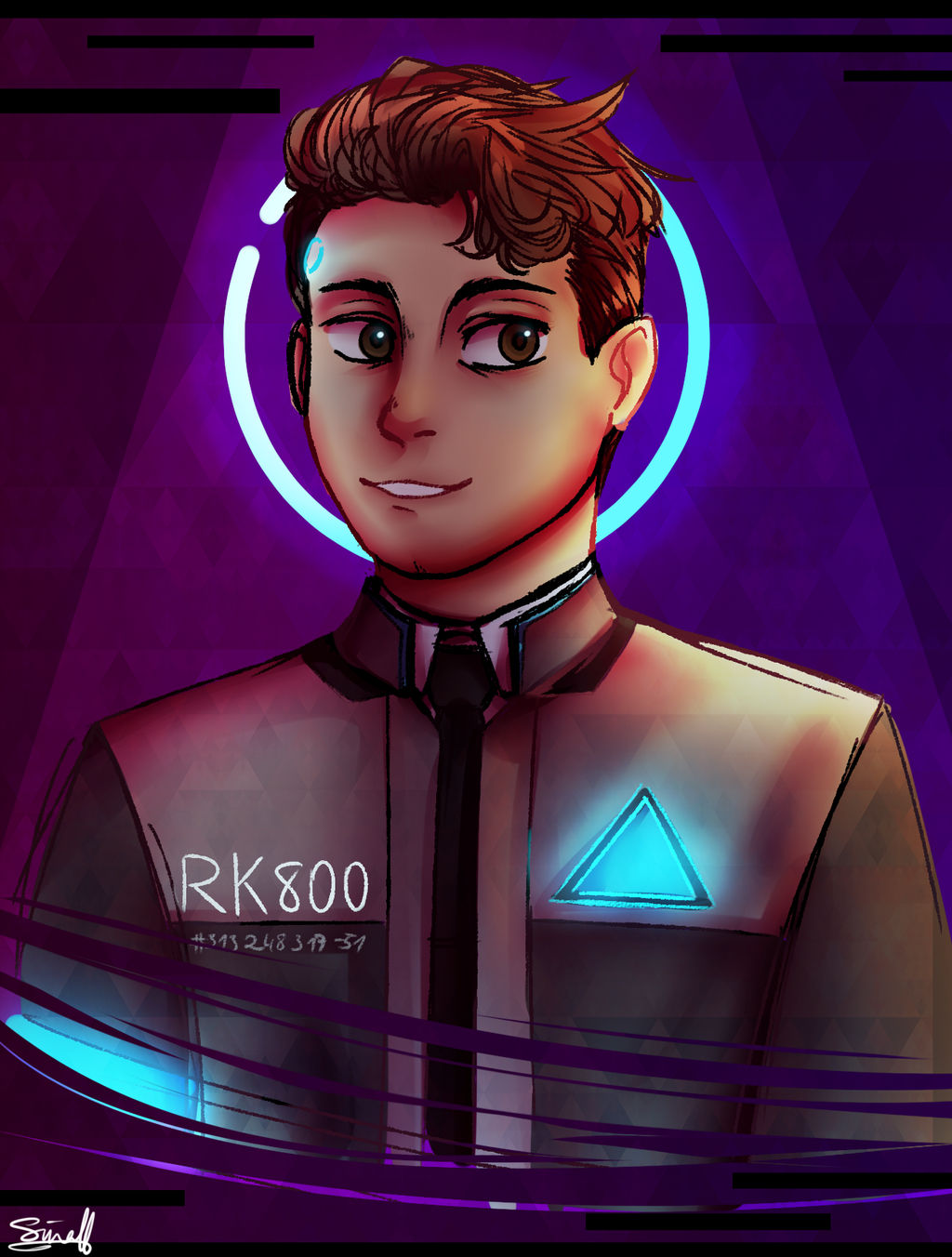RK800 - Connor by Cloud-Drawings on DeviantArt