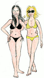 Magic Mirror Bikini Mirage of Gundula and Sophie