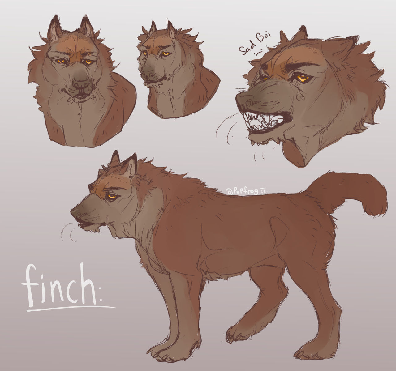 Wolf Oc by skulkish on DeviantArt