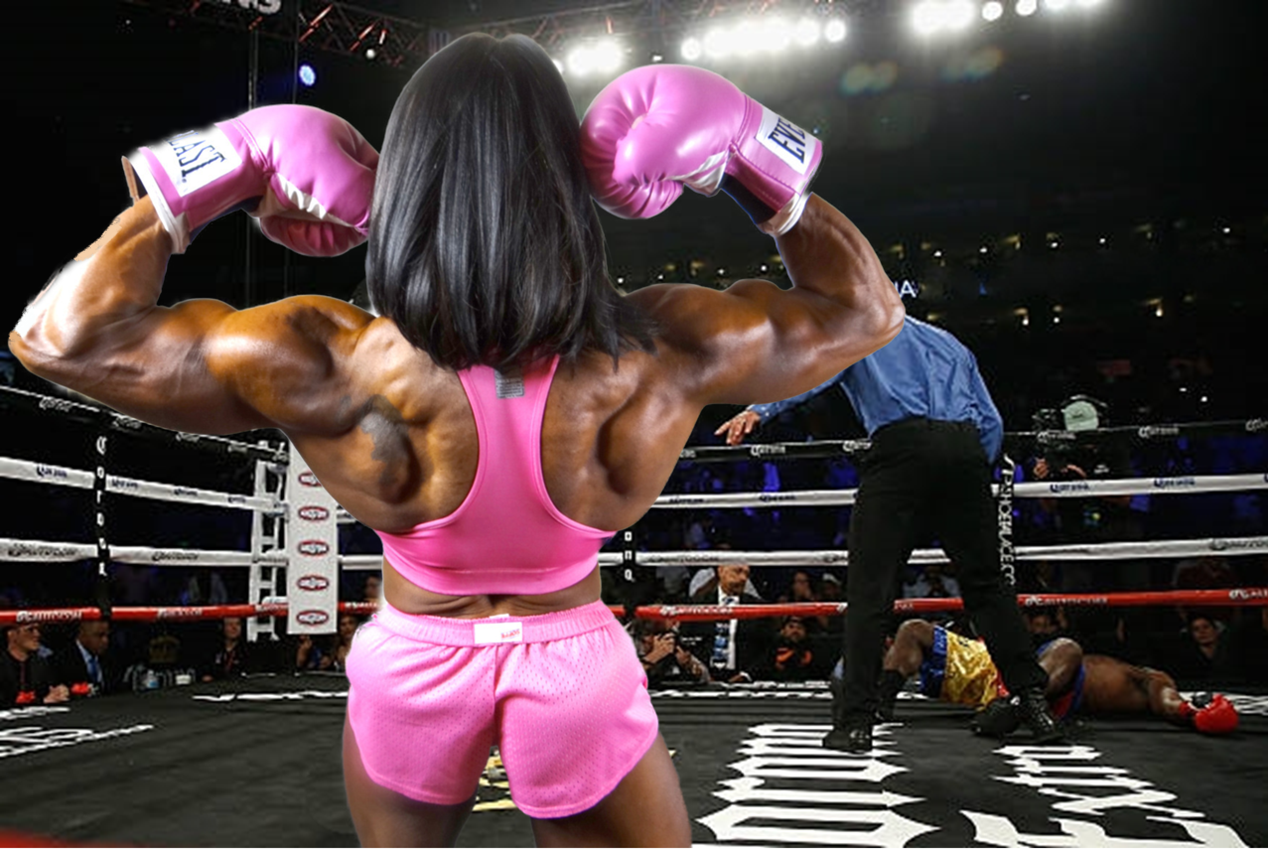 Yvette Bova Shows Off For Her Defeated Foe By Bootlegr On DeviantArt yvette-bova-shows-off-for-her-defeated-foe-by-bootlegr-on-deviantart