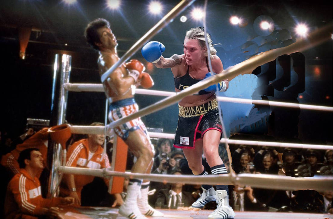 Big Swede Mikaela Lauren shellacks Rocky by bootlegr on DeviantArt