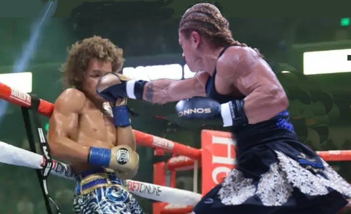 Pinned against the ropes... by bootlegr on DeviantArt