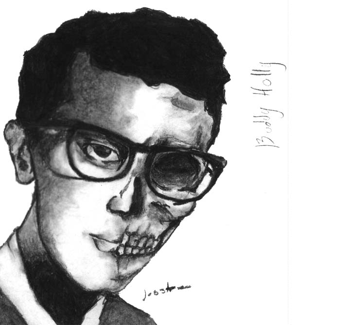 wallpapers Buddy Holly Drawing buddy holly by lethaldisdain on deviantart