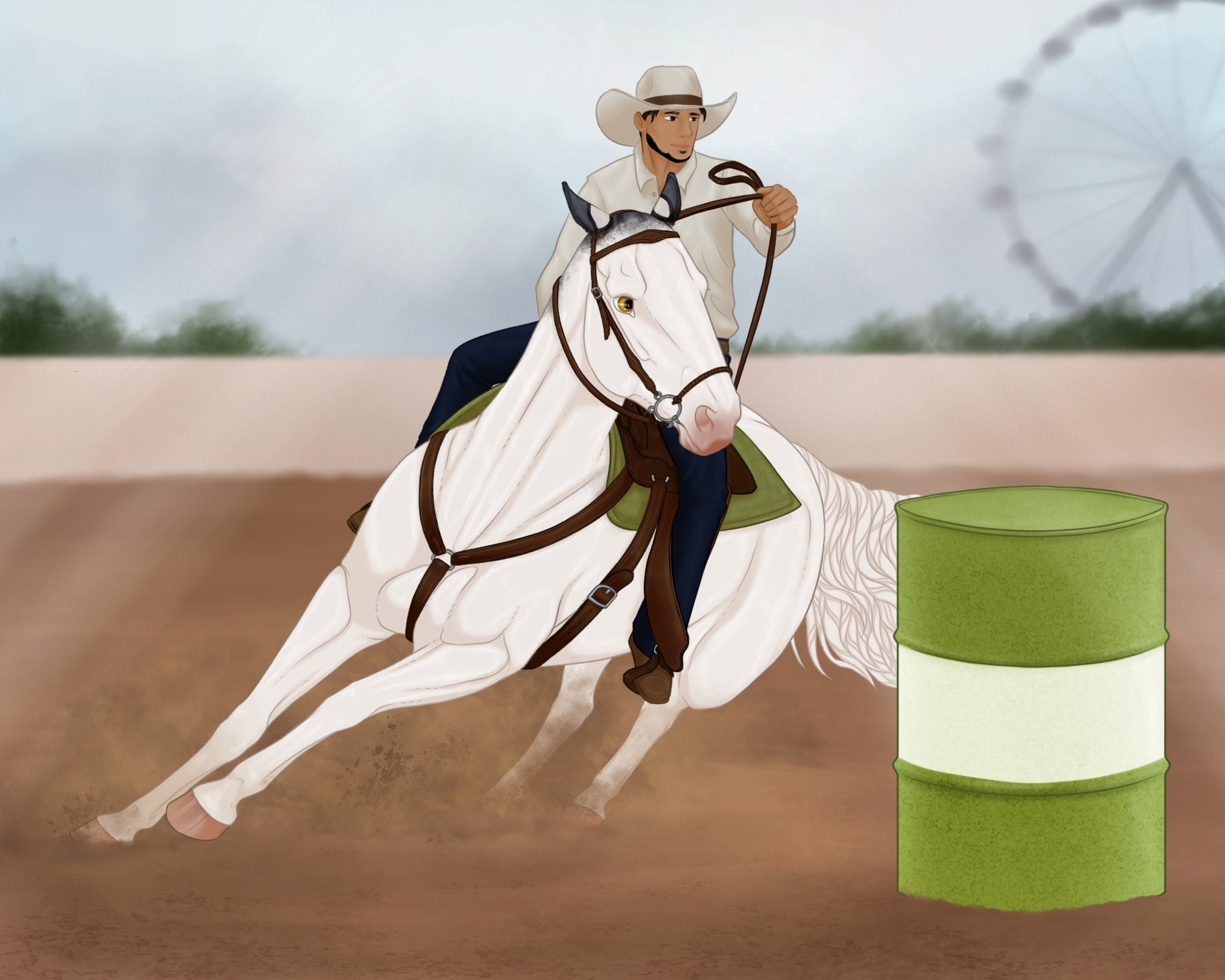 Barrel Racing | Lurking Under the Cover of Sleep by SoaringDragonPL on ...
