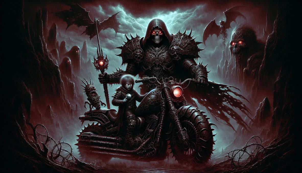 Dark Rider Character Dark Rider Leading a Legion of Nightmare by ArtifexMind on DeviantArt