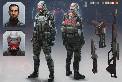 Proxy soldier redesigned armor