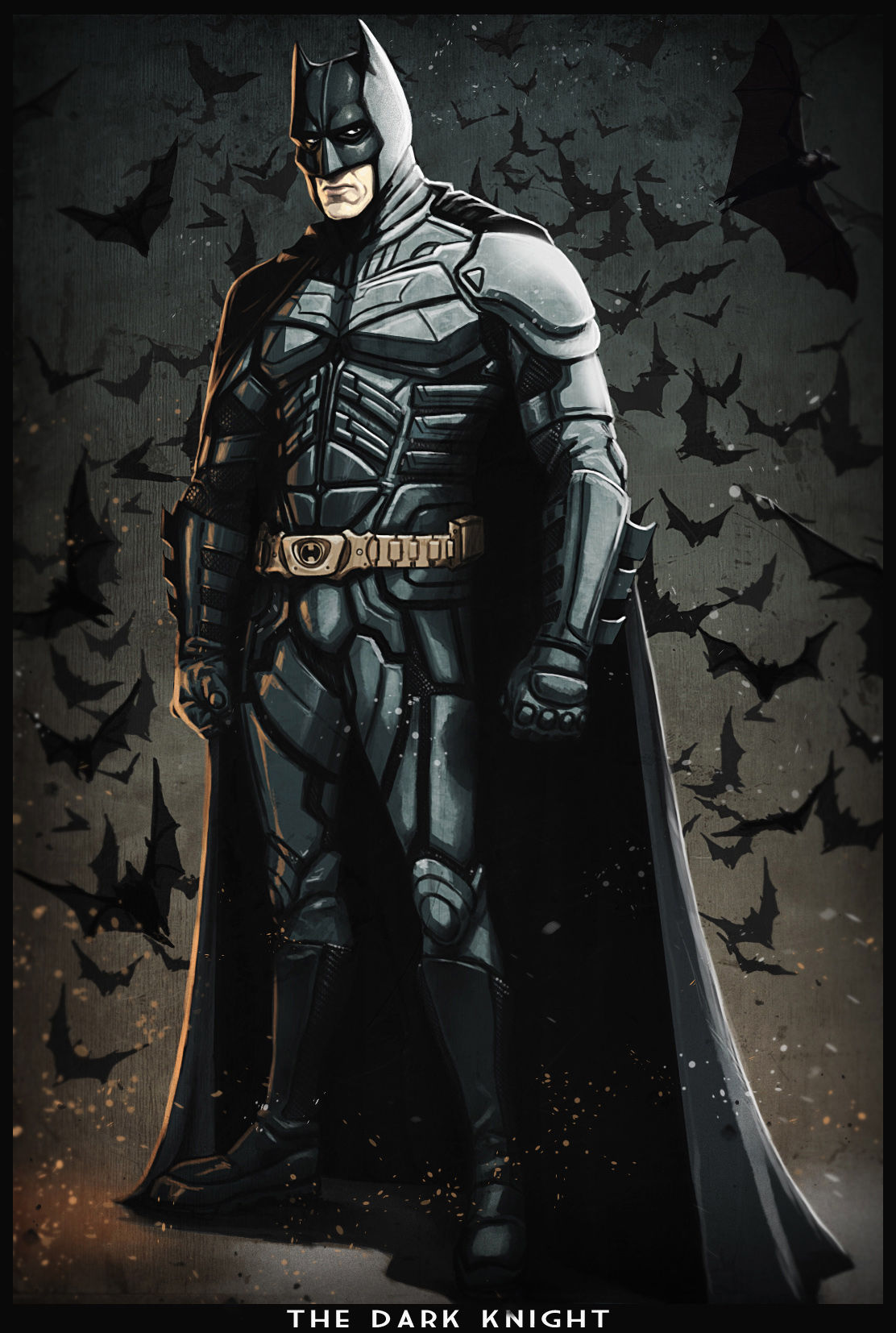 BATMAN the dark knight cartoon version by digitalinkrod on DeviantArt