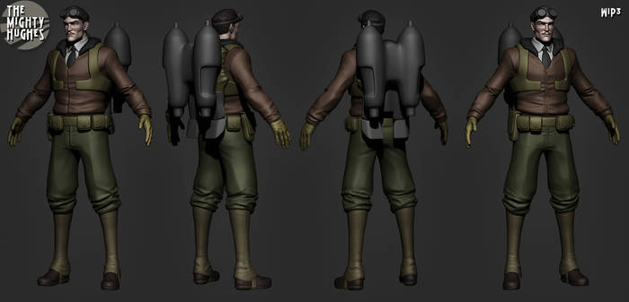 Hughes highpoly updated proportions