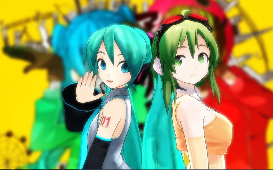 MMD Miku y Gumi PD DL